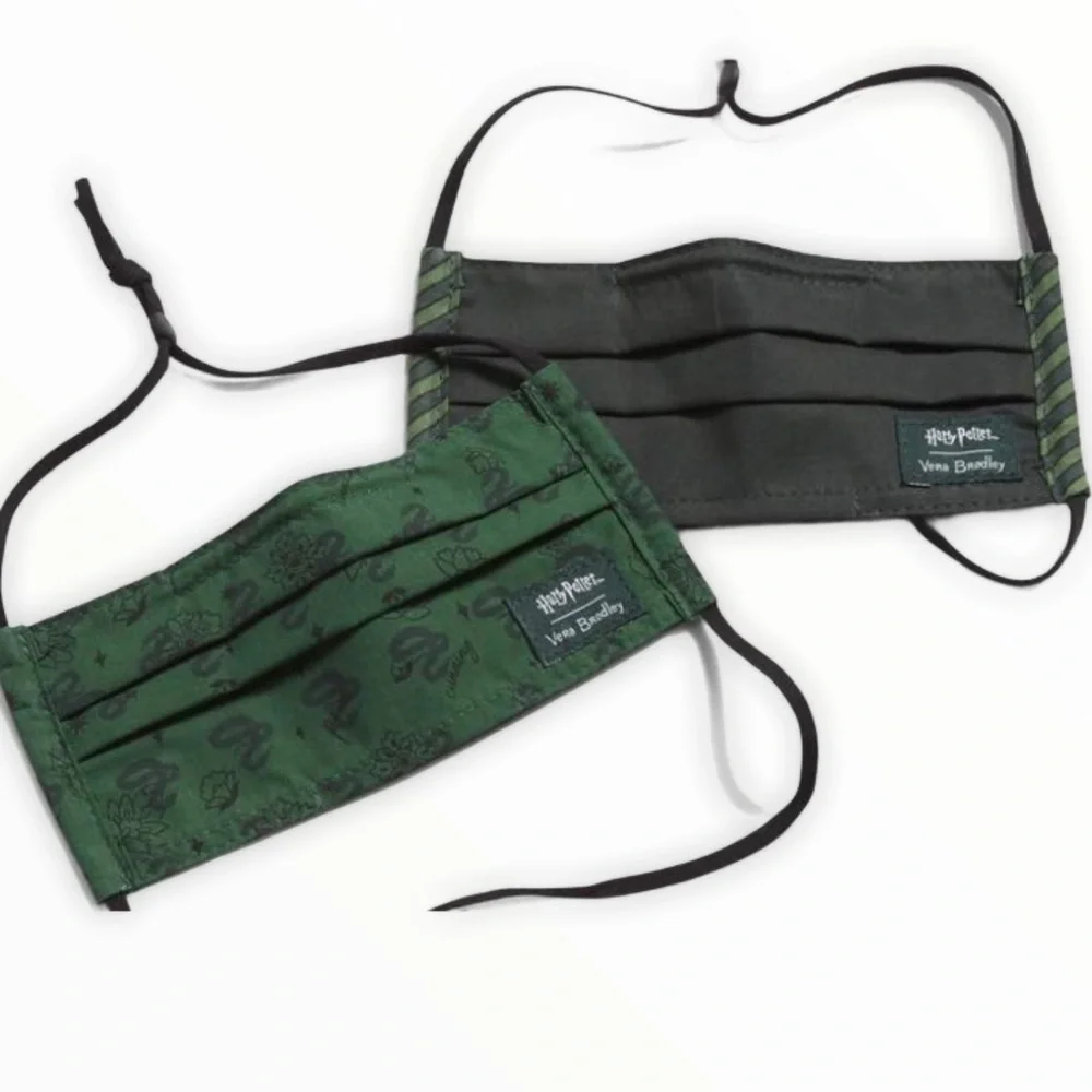 Harry Potter Youth Cloth Pleated Mask 2 Pack New Vera Bradley NWT